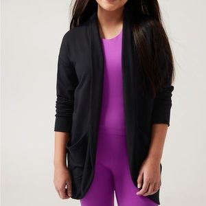Athleta Girls Wrap n Roll Sweatshirt